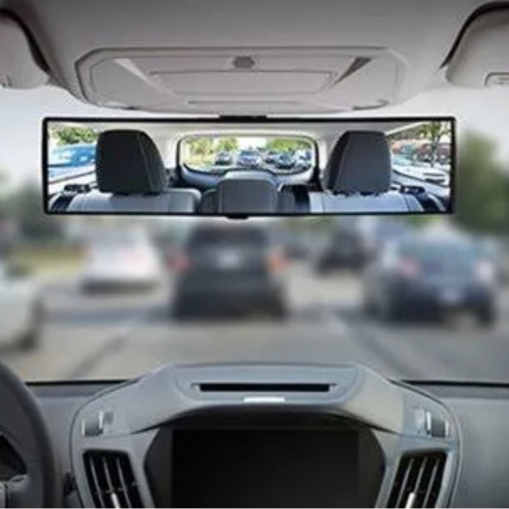 Panoramic Rearview Mirror by Sharper Image - Picture 2 of 3
